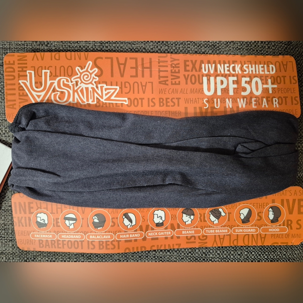 UV Skinz Neck Sheild/ Buff UPF 50+ Sun Protection. NWT.